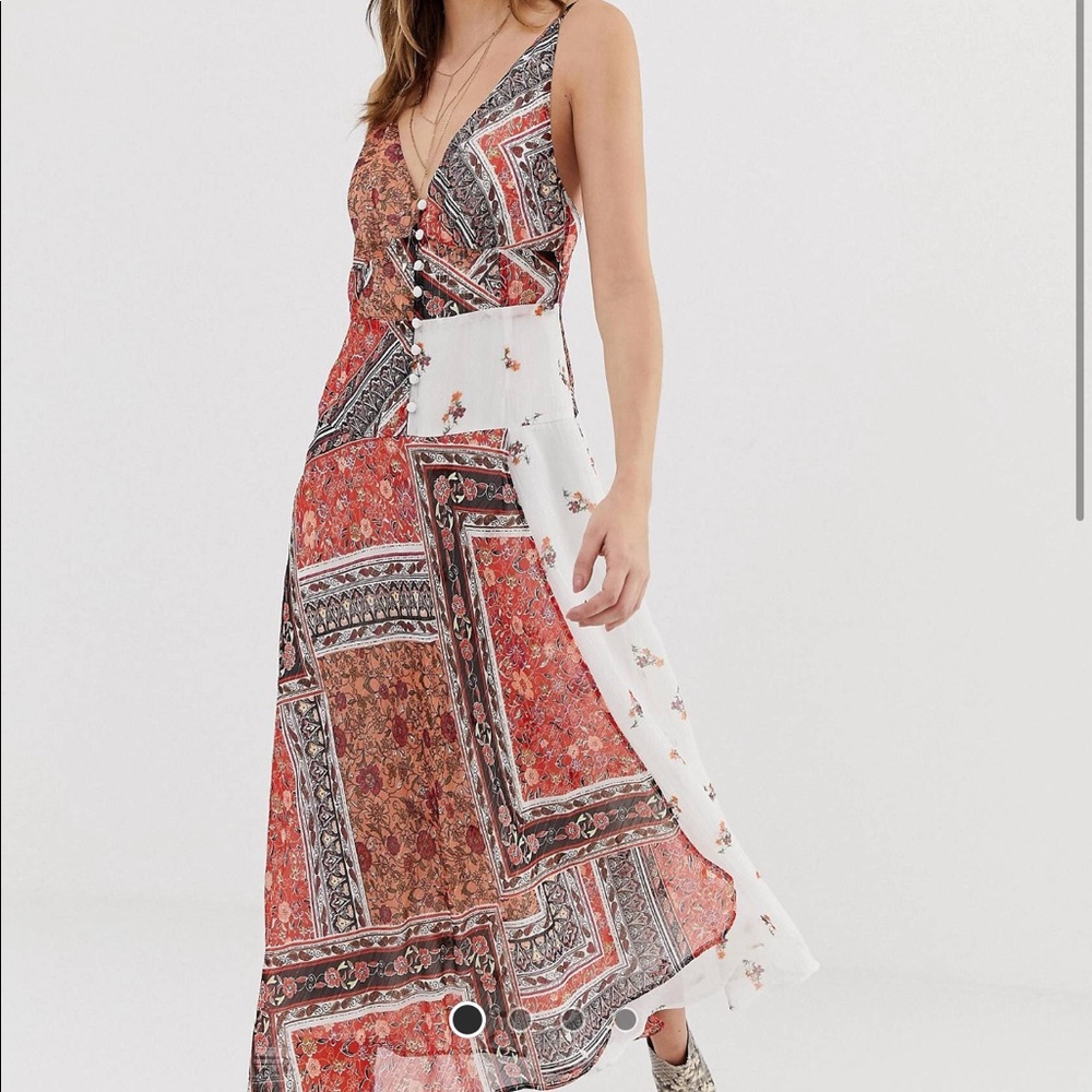 Patchwork sundress☀️♥️💙🧡
